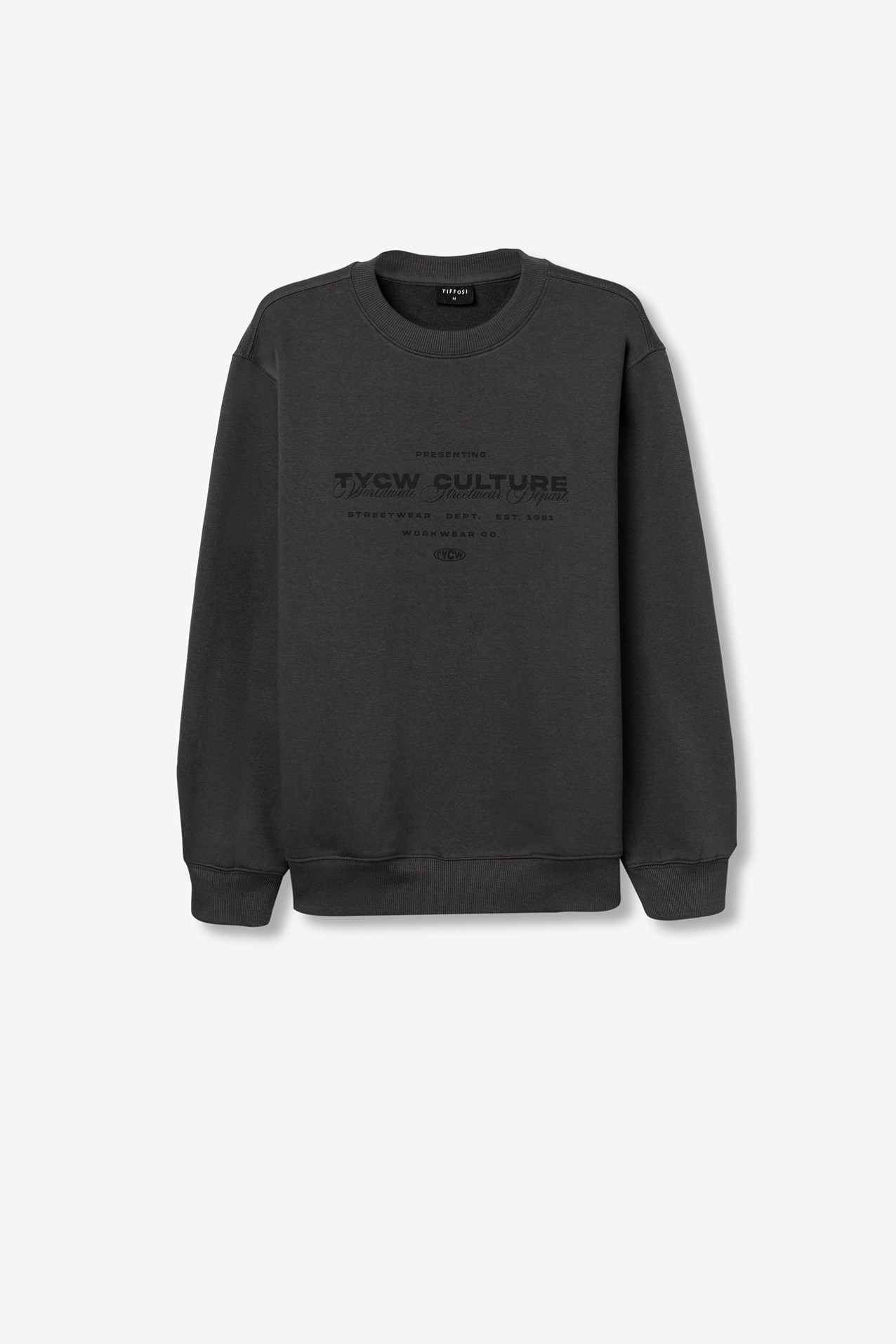 Sweatshirt Cinza Casual