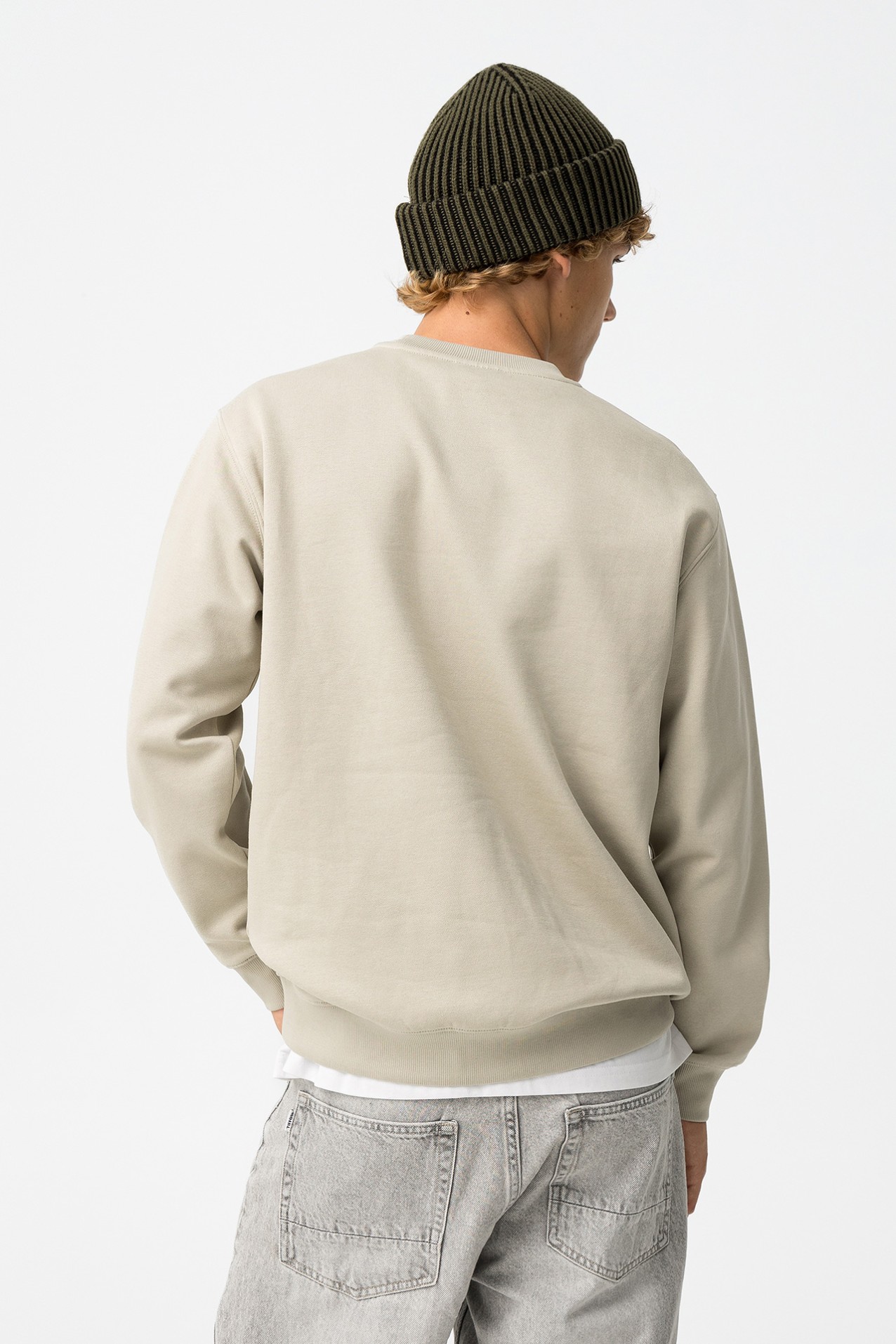 Sweatshirt Bege Casual