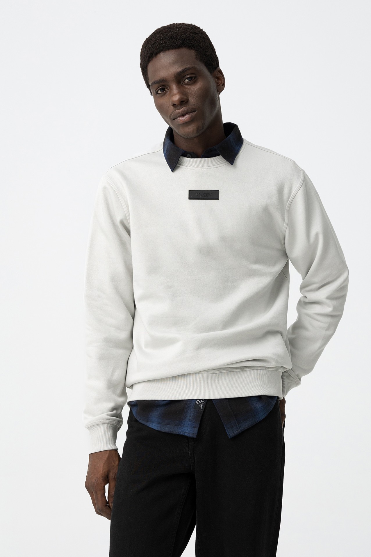 Raised Print Sweatshirt