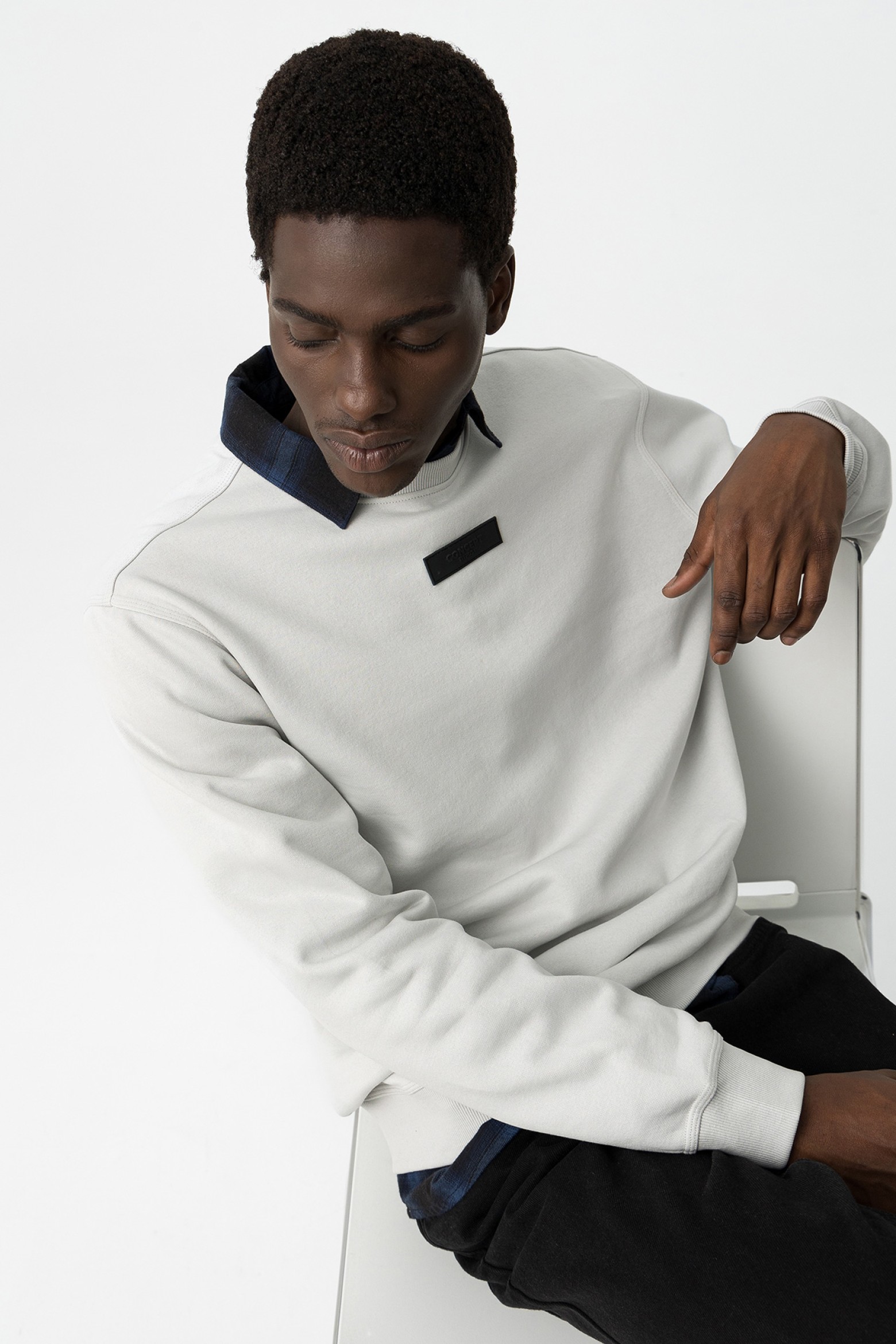 Raised Print Sweatshirt