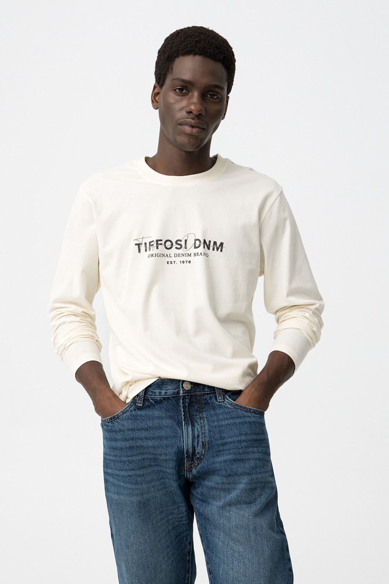 Camiseta Estampada de Manga Larga