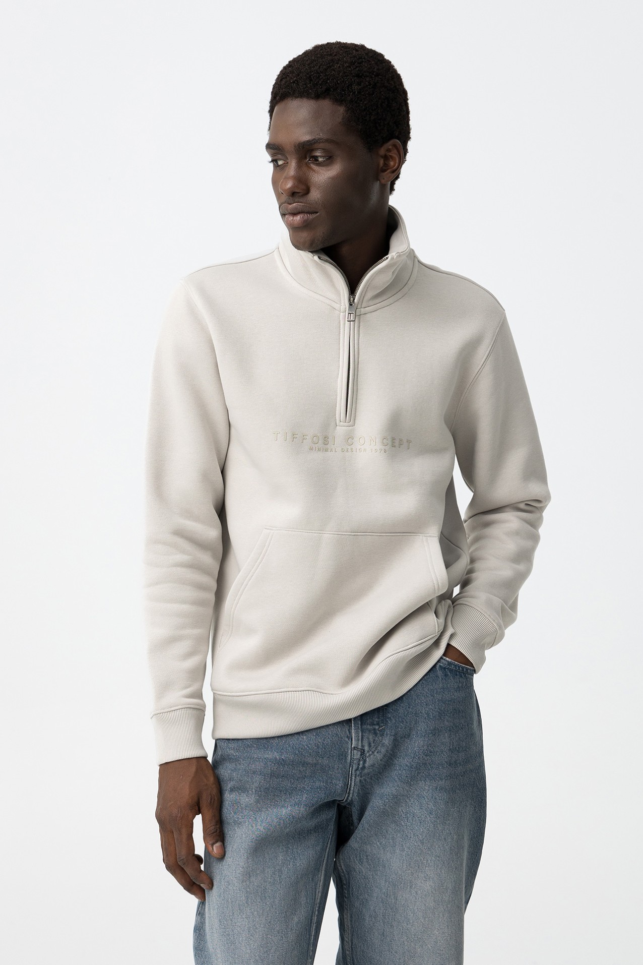 Raised Print Sweatshirt