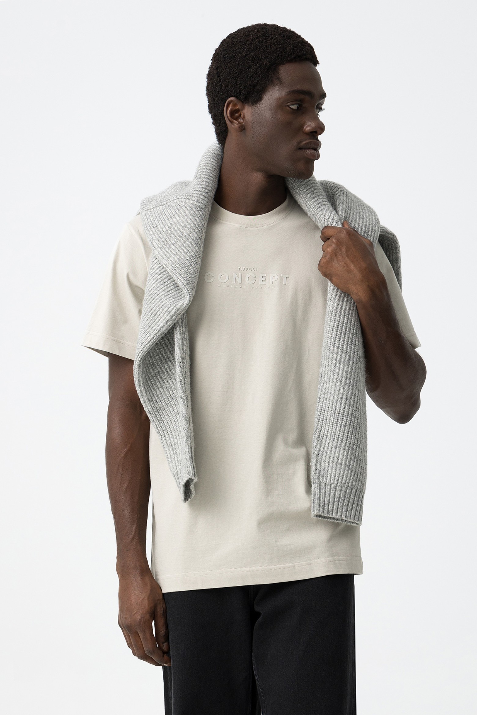 Beige Short Sleeve T-shirt