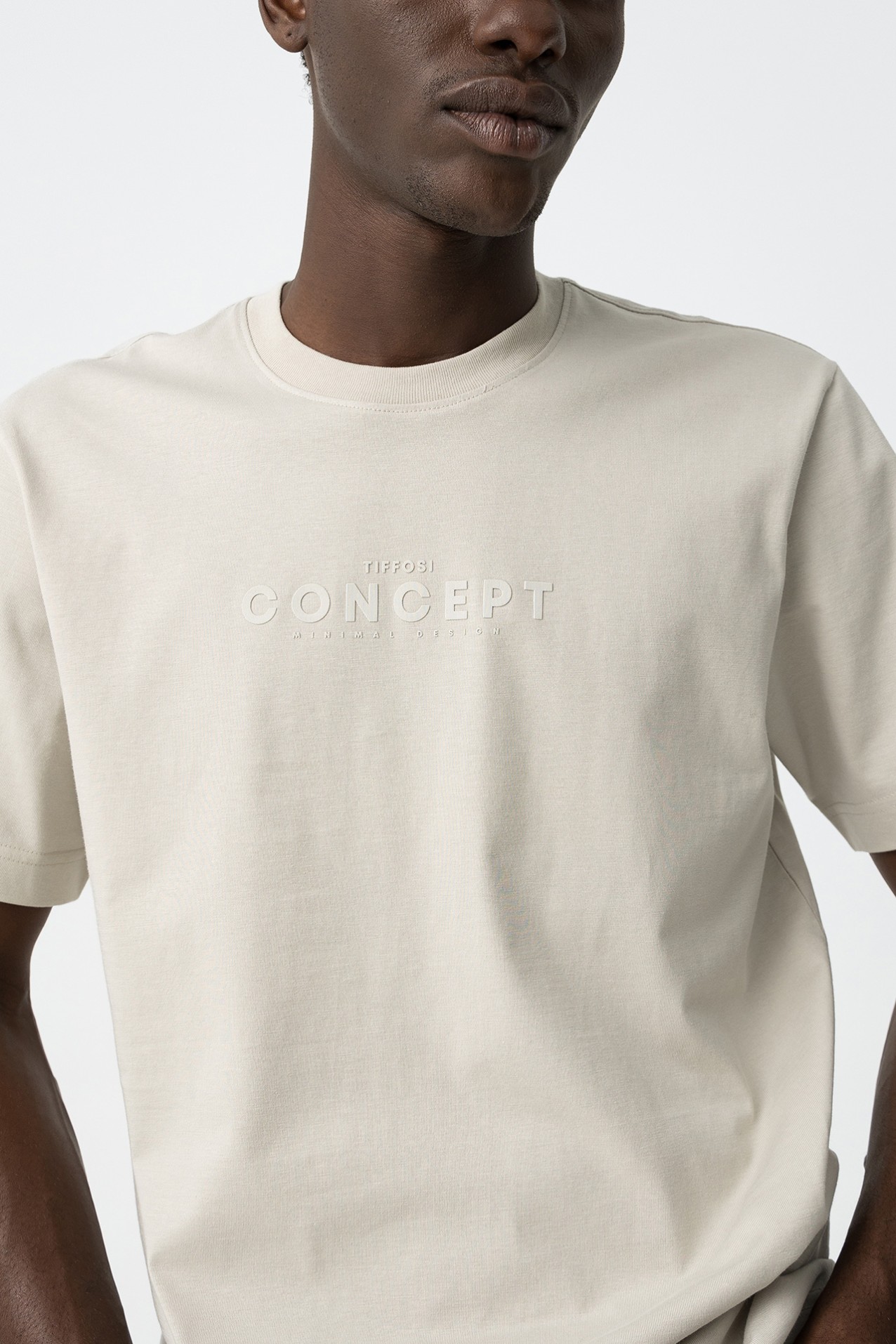 Beige Short Sleeve T-shirt