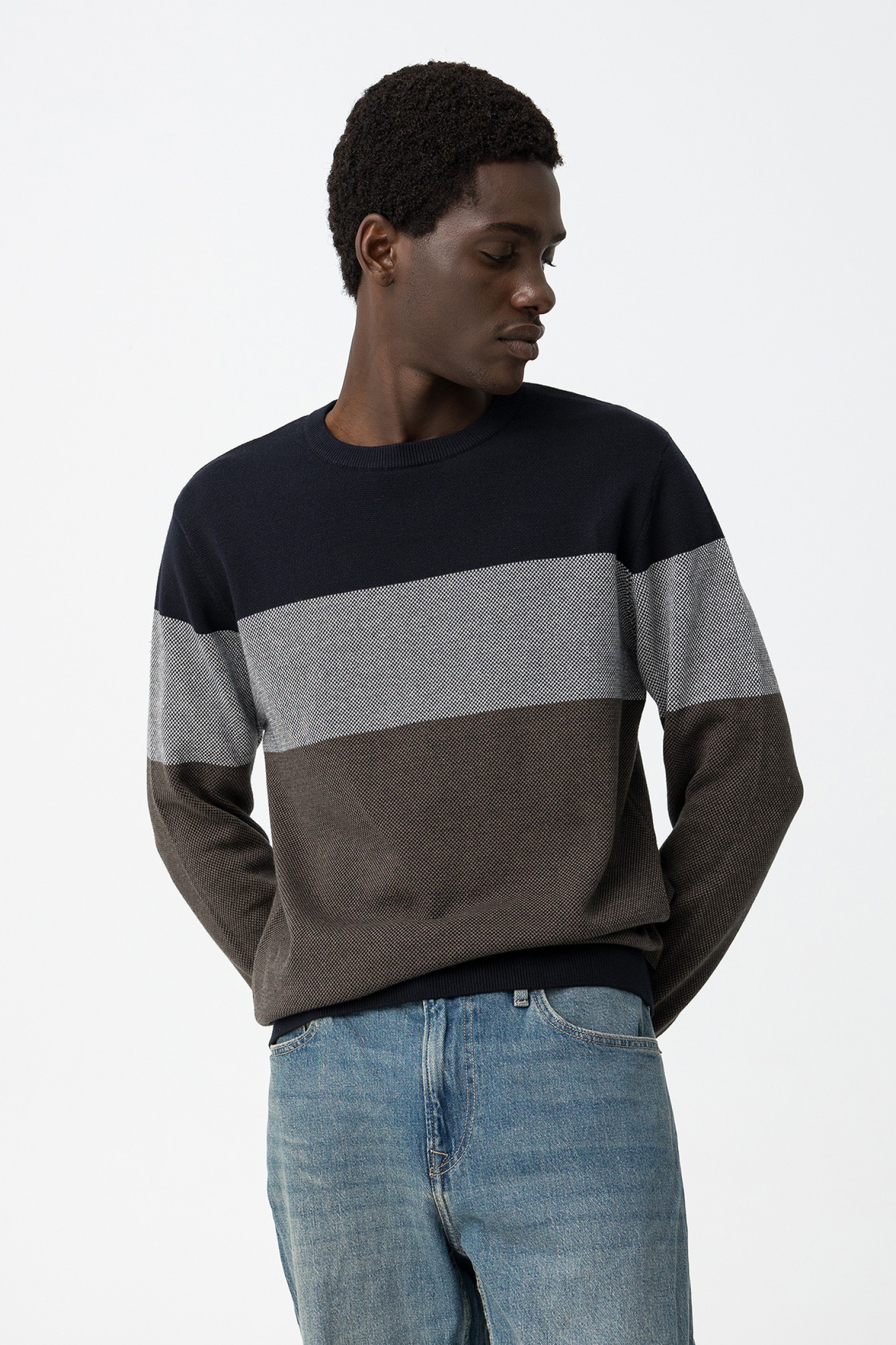 Striped Knit Sweater