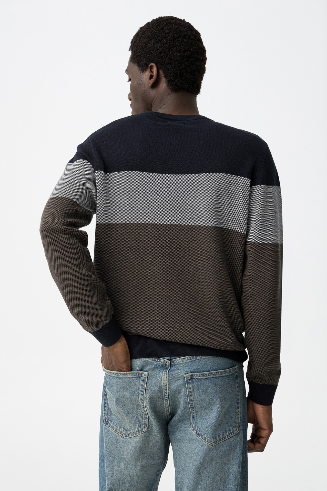 Striped Knit Sweater