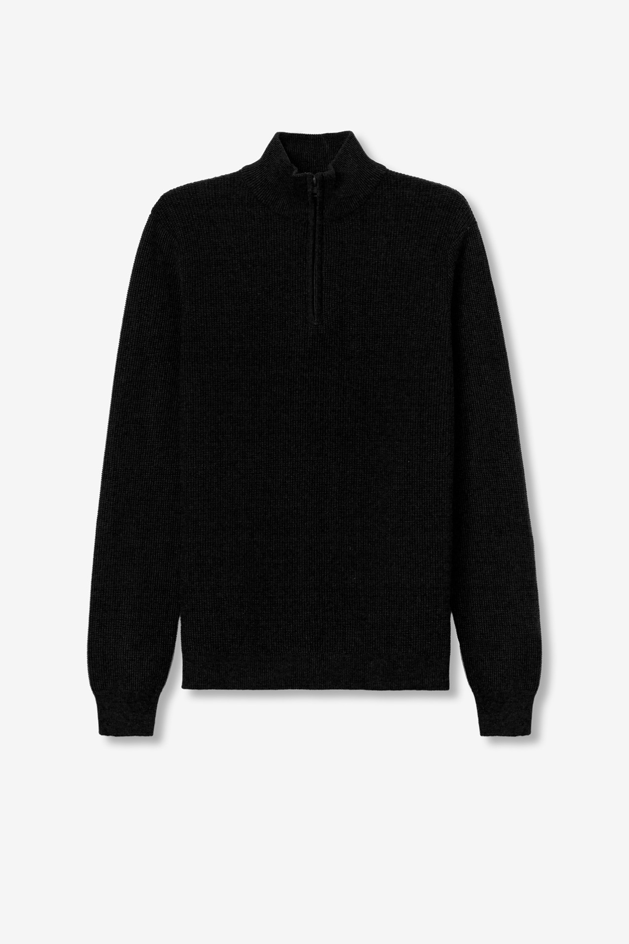 Camisola Regular com Gola Alta