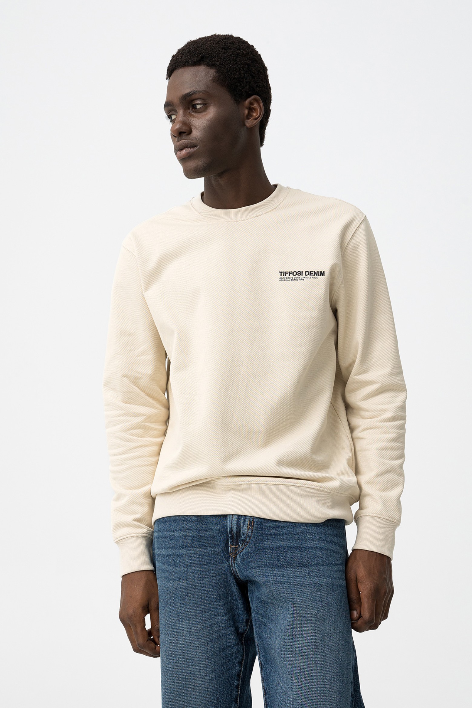 Sweatshirt Bege Casual