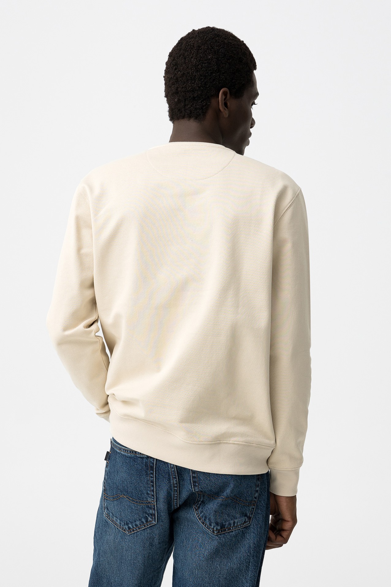 Sweatshirt Bege Casual