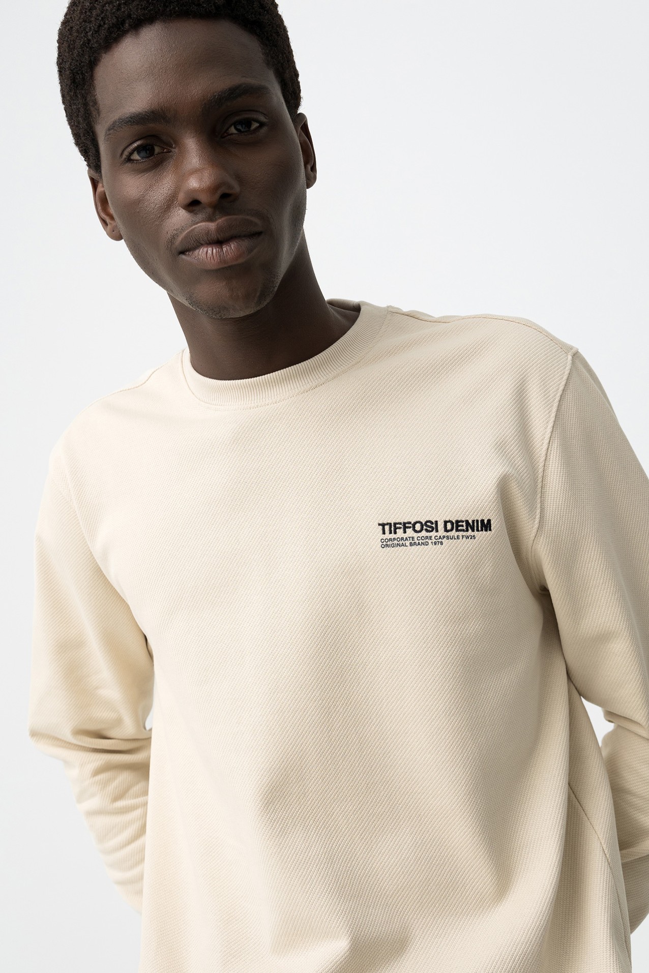 Sweatshirt Bege Casual