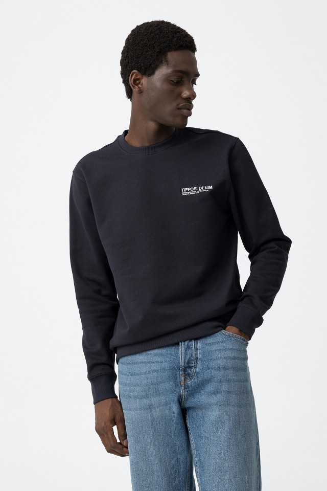 Sweatshirt Azul Marinho Escuro