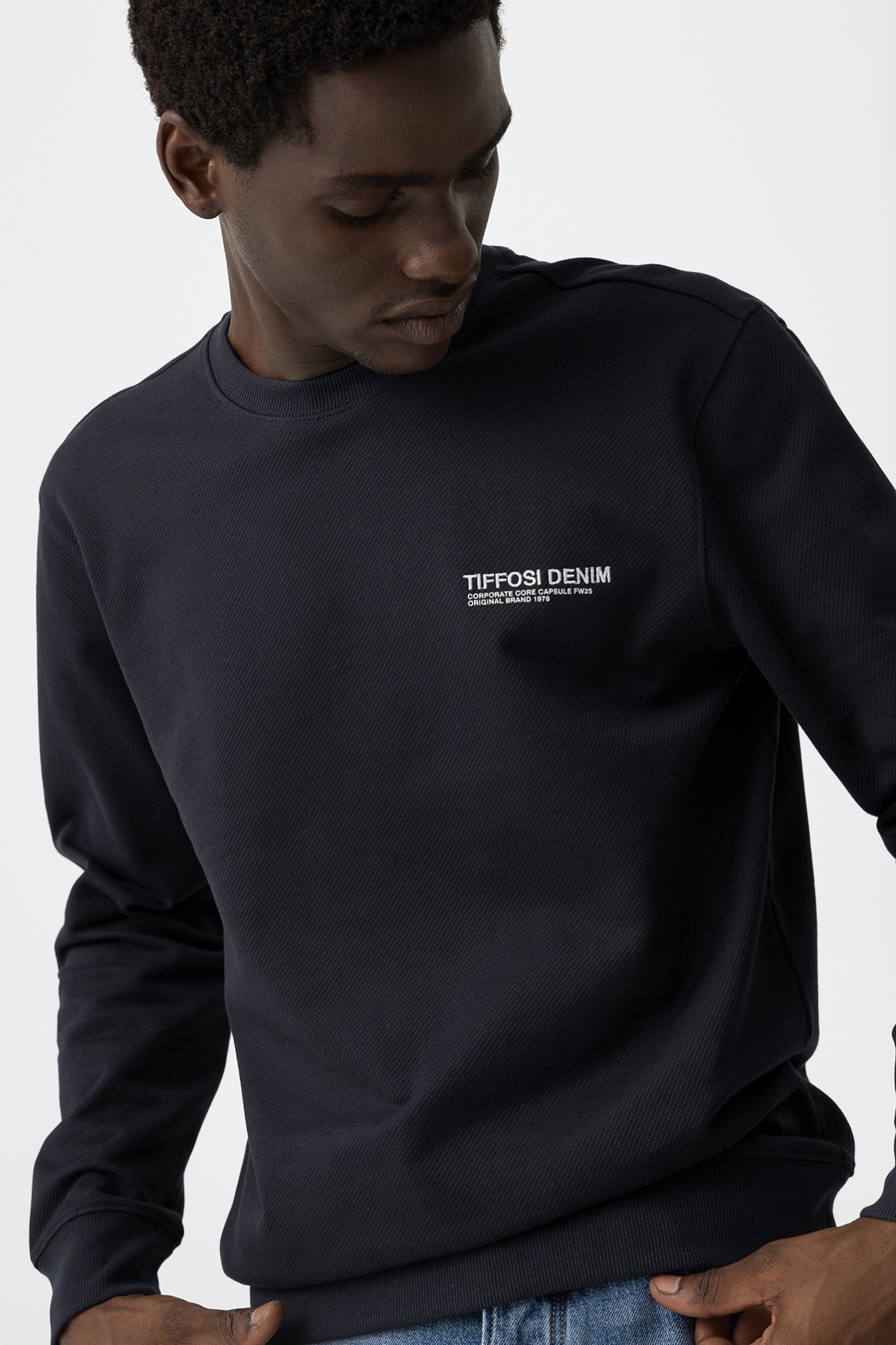 Sweatshirt Azul Marinho Escuro