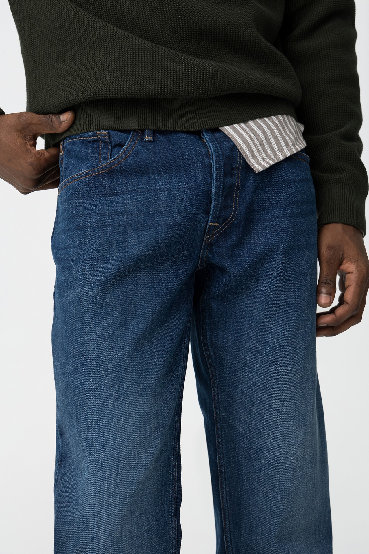 Vaqueros azul oscuro