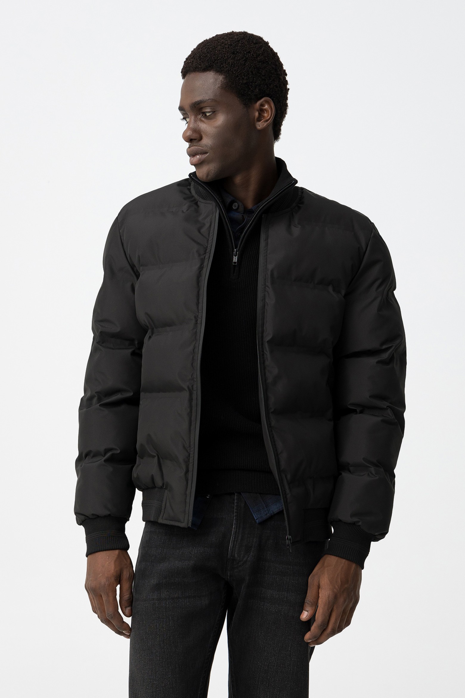 Casaco Acolchoado Preto