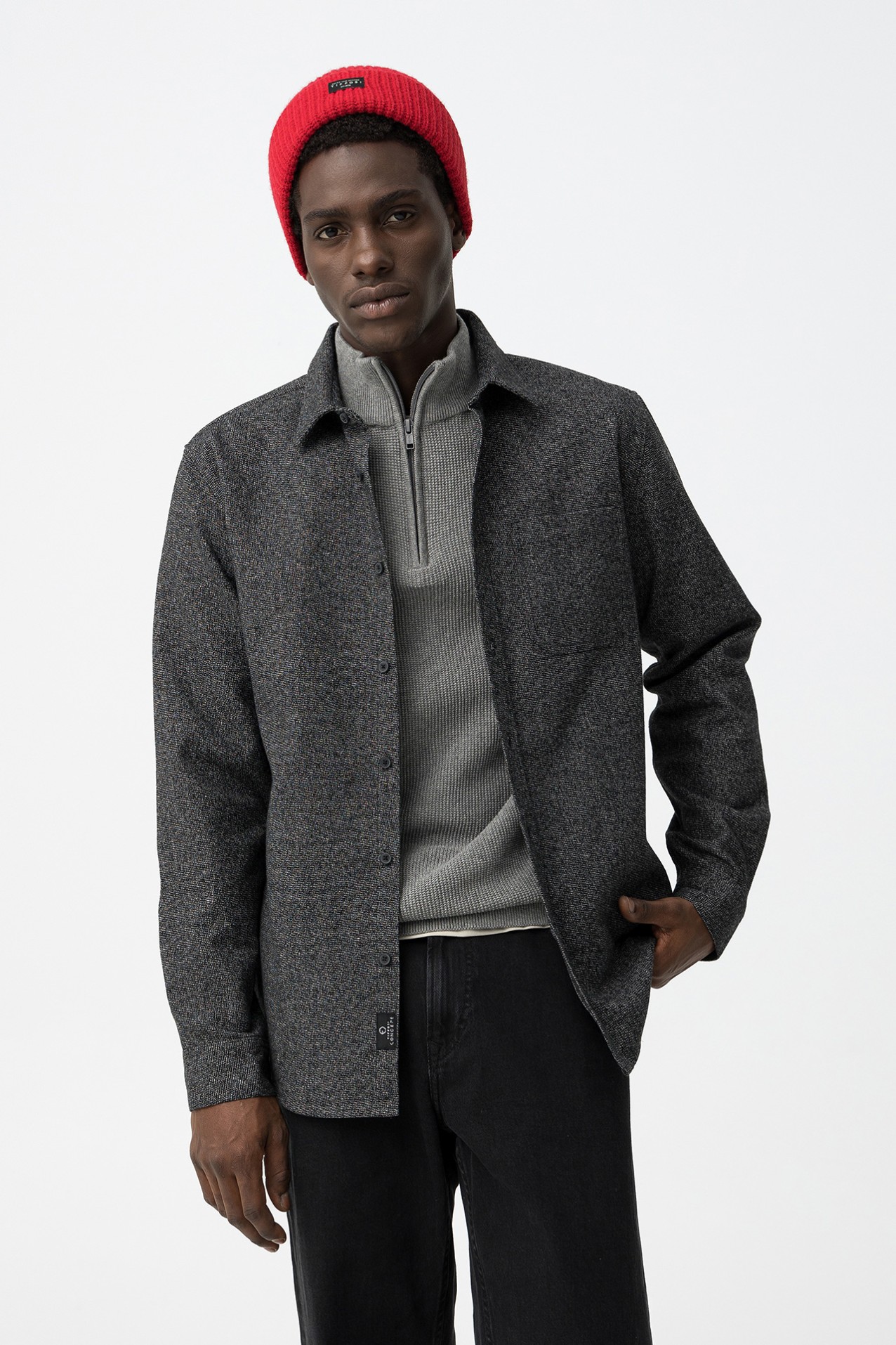 Camisa Regular de Algodo