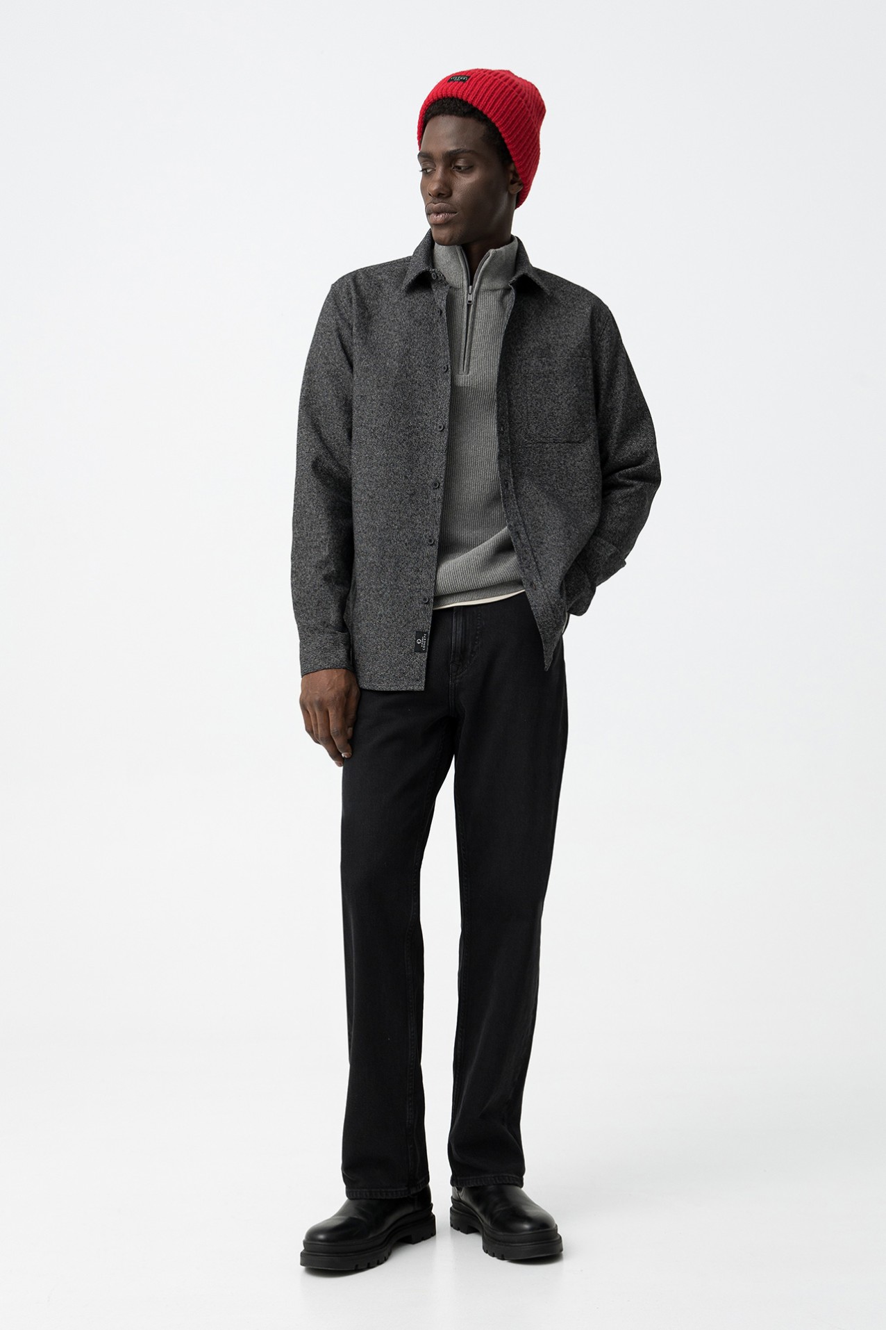 Camisa Regular de Algodo