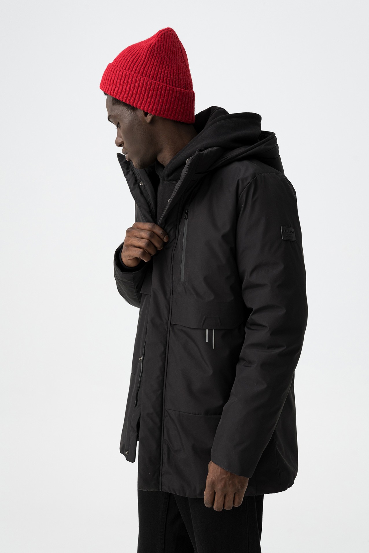 Casaco Comprido Preto