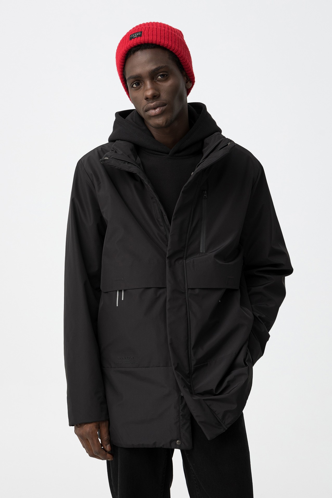 Casaco Comprido Preto