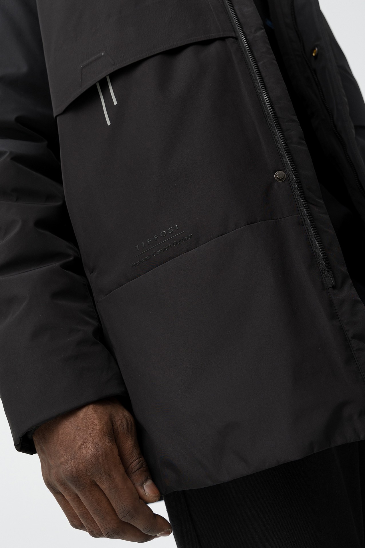 Casaco Comprido Preto