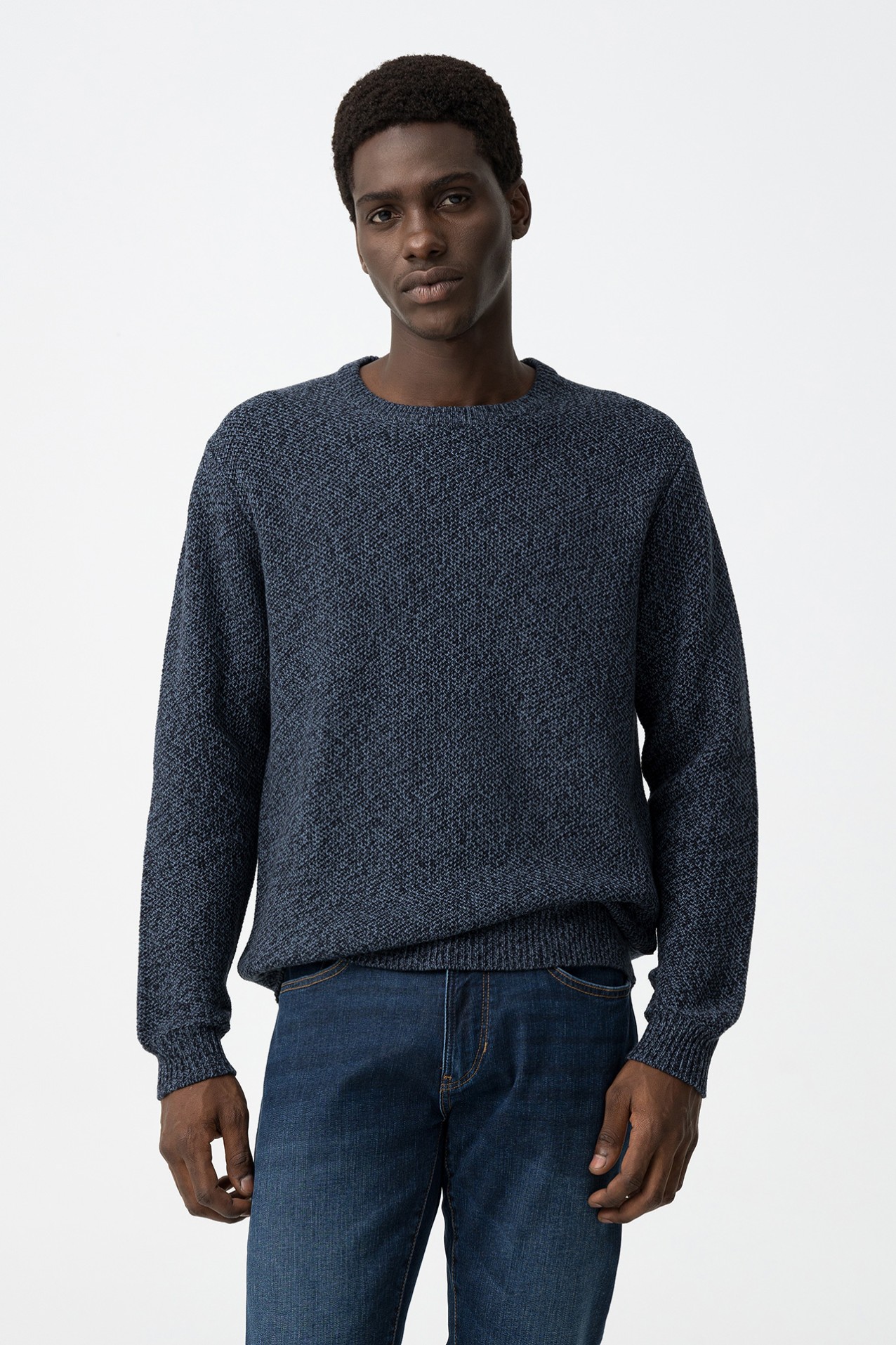 Camisola Tricotada Azul