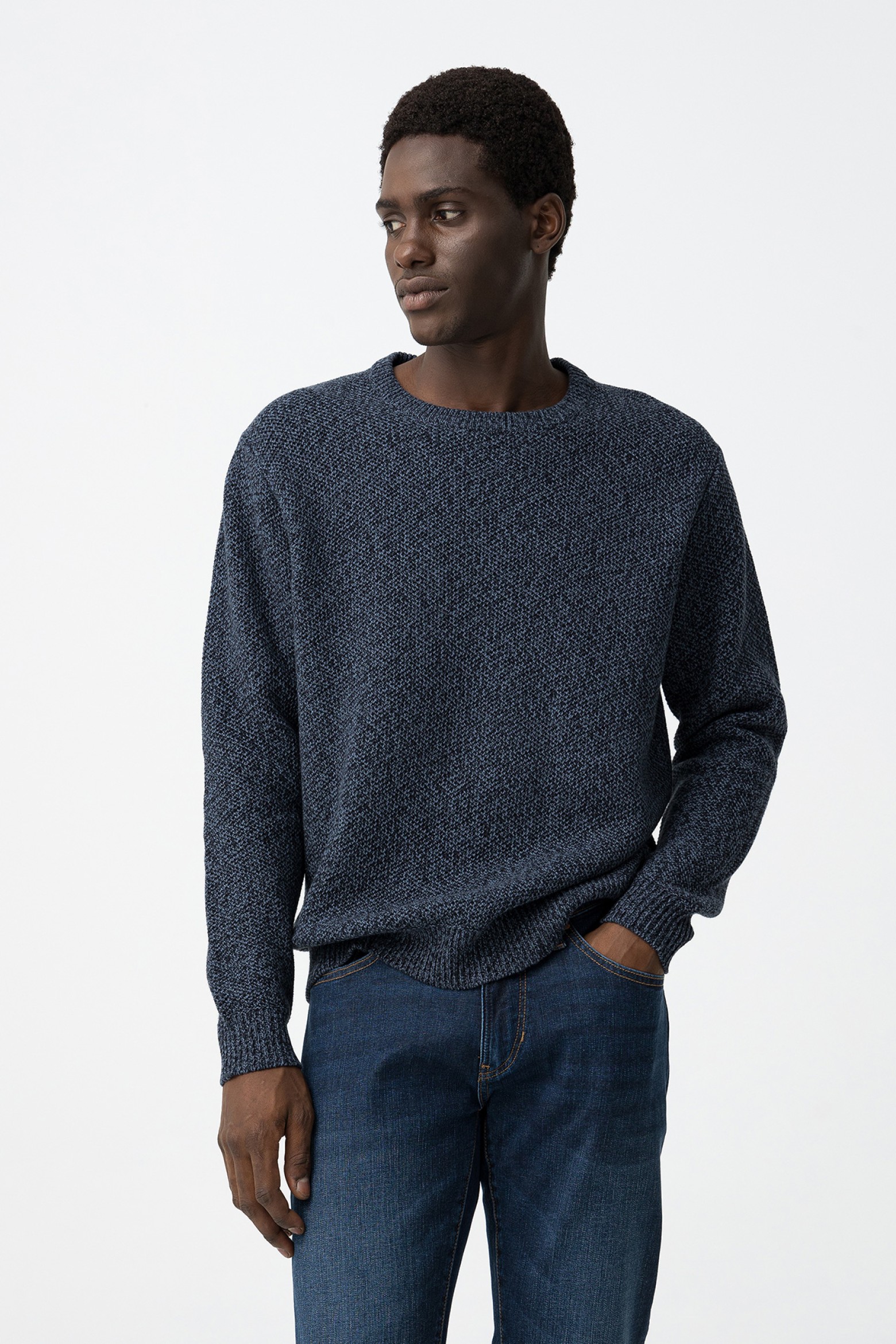 Camisola Tricotada Azul