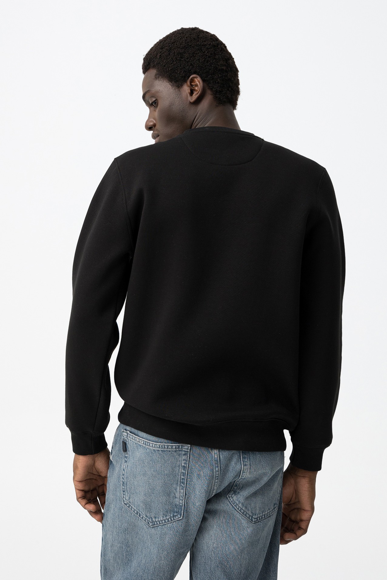 Sweatshirt Preto Casual