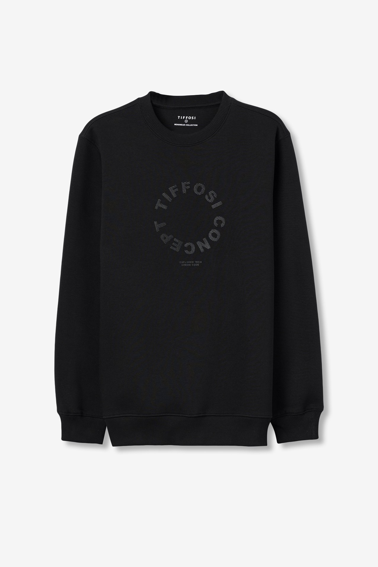 Sweatshirt Preto Casual