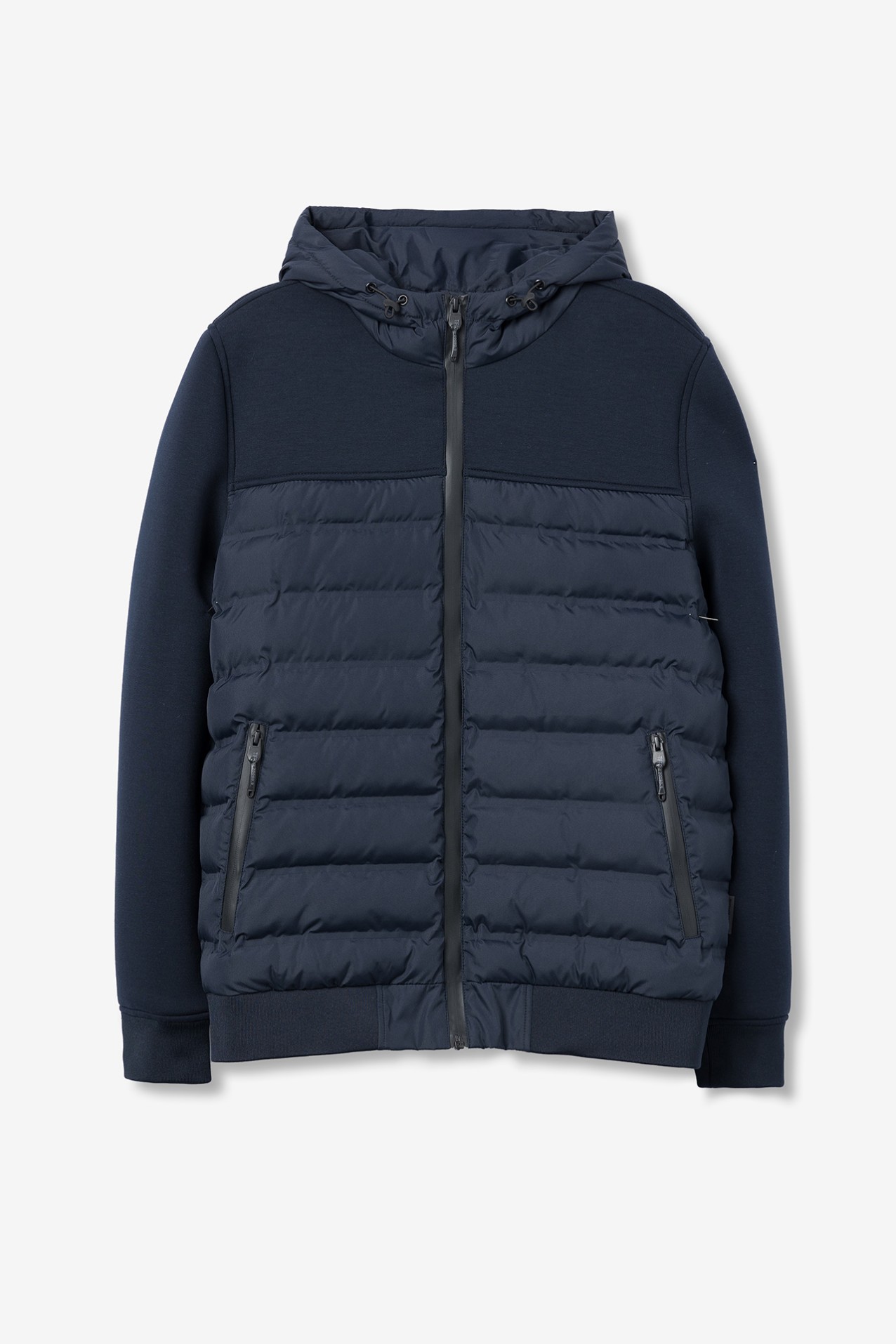 Dark Blue Hooded Jacket