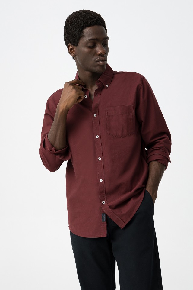 Camisa Regular Fit Vermelha