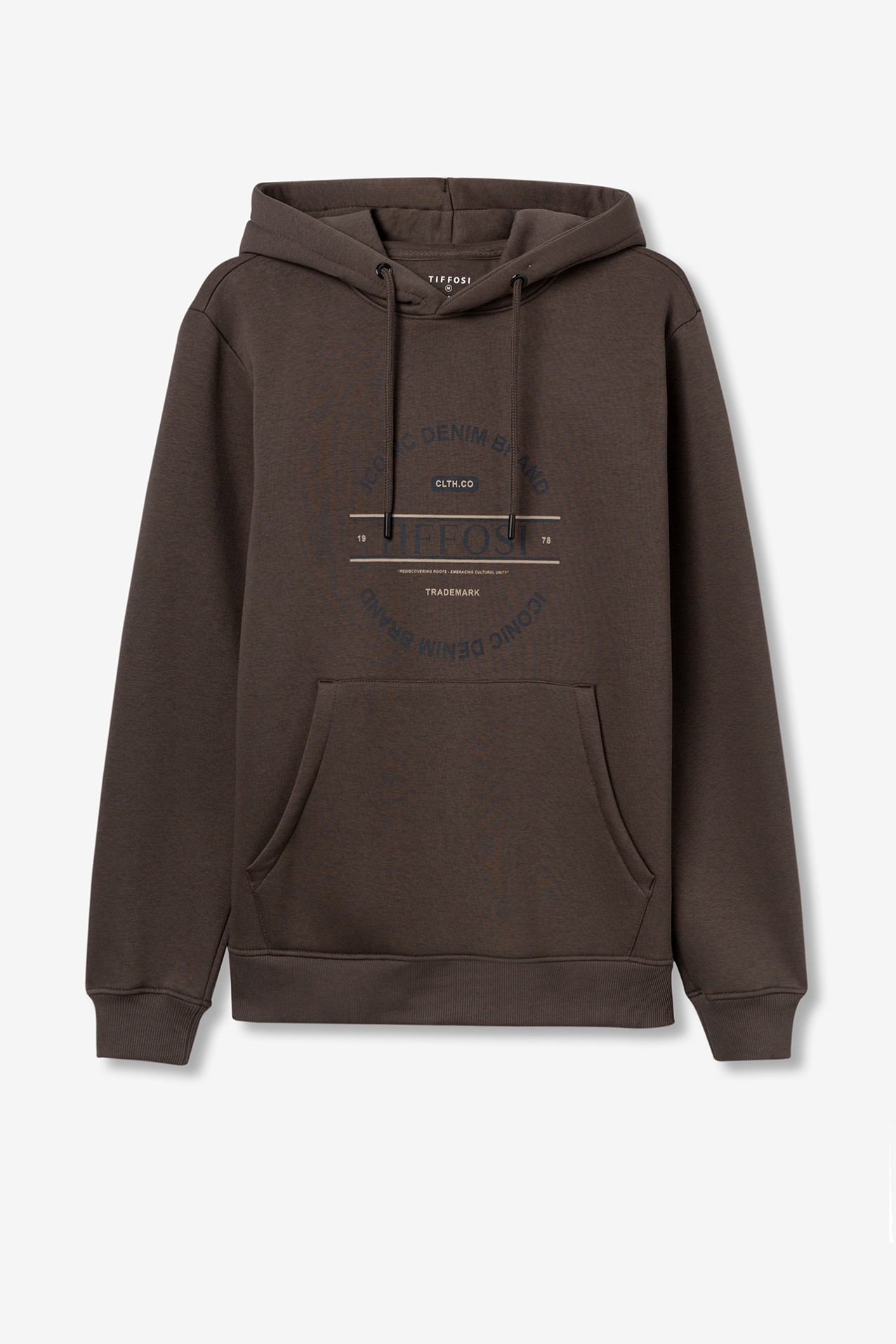 Hoodie Castanho Casual