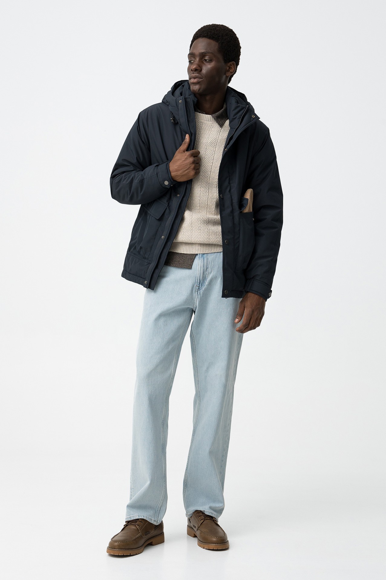 Casaco Azul Marinho Escuro