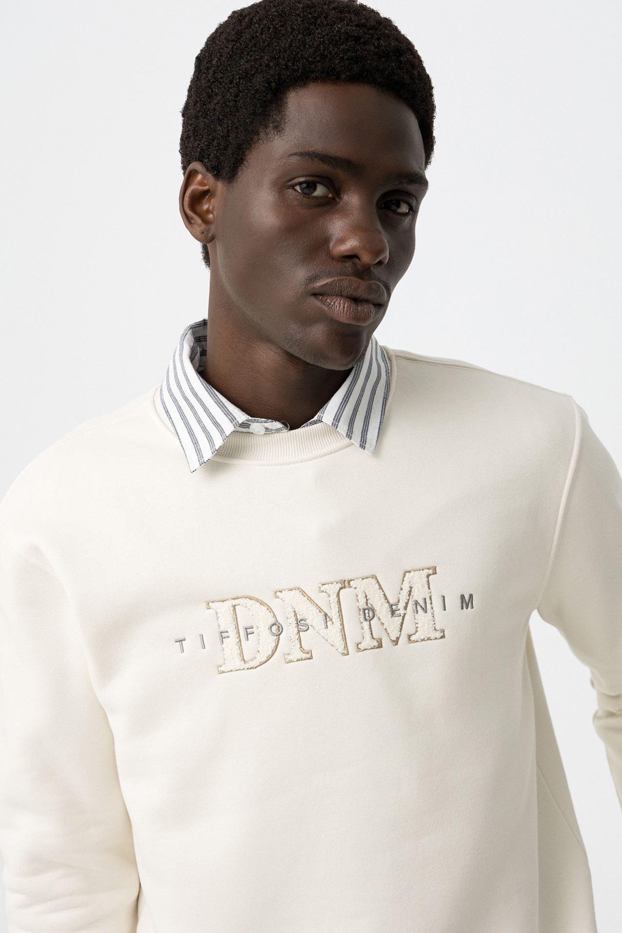 Embroidered Front Sweatshirt