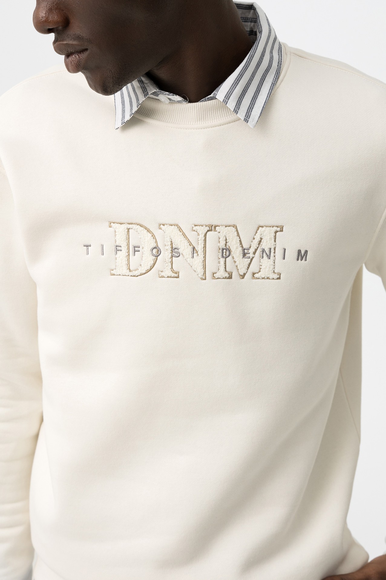 Embroidered Front Sweatshirt