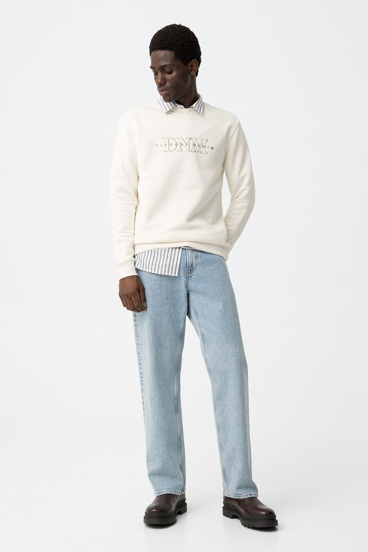 Embroidered Front Sweatshirt