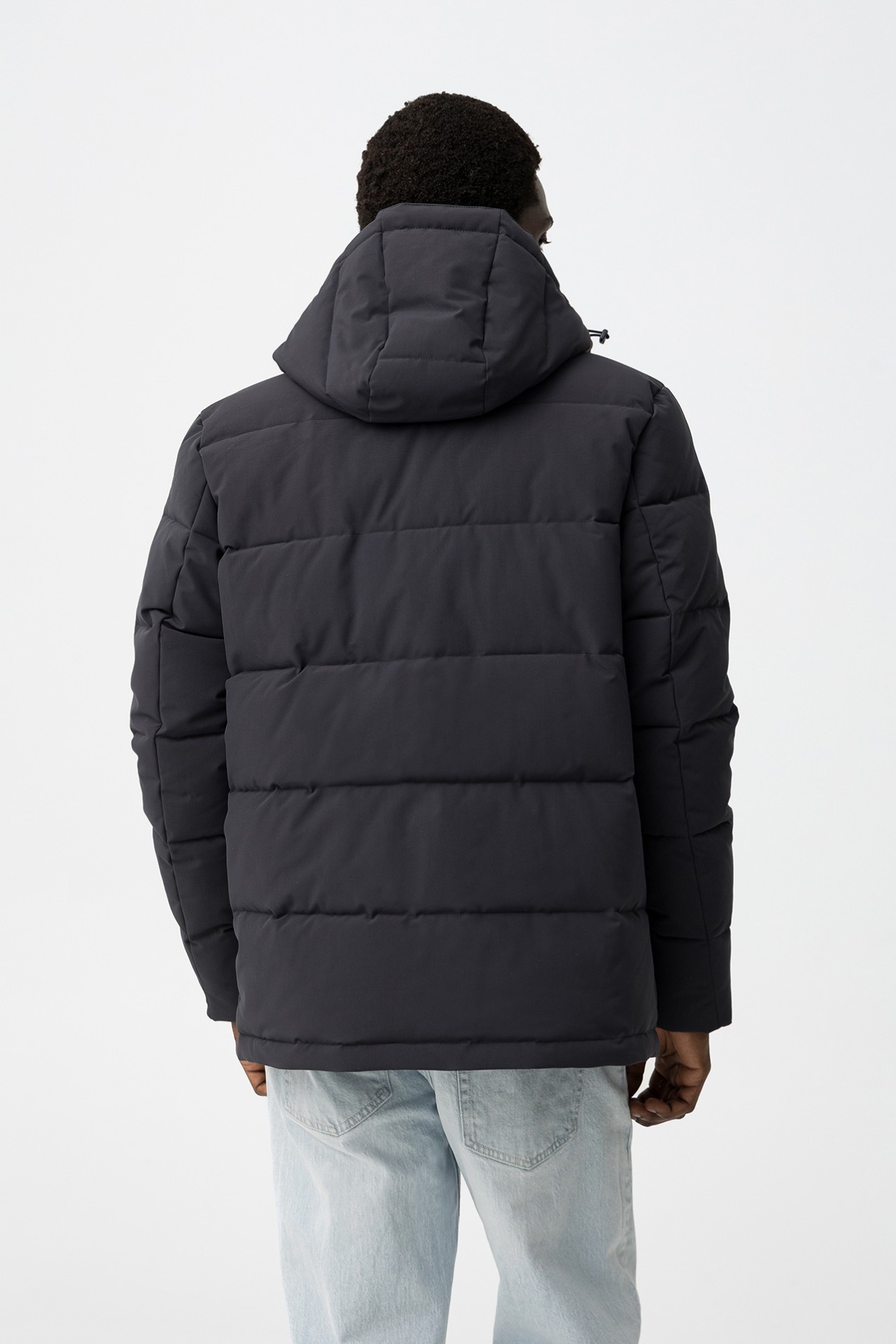 Abrigo azul marino oscuro