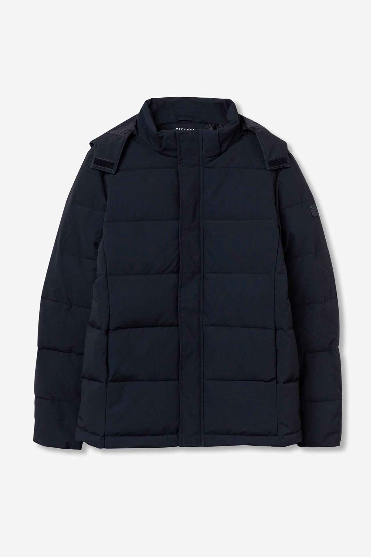 Abrigo azul marino oscuro