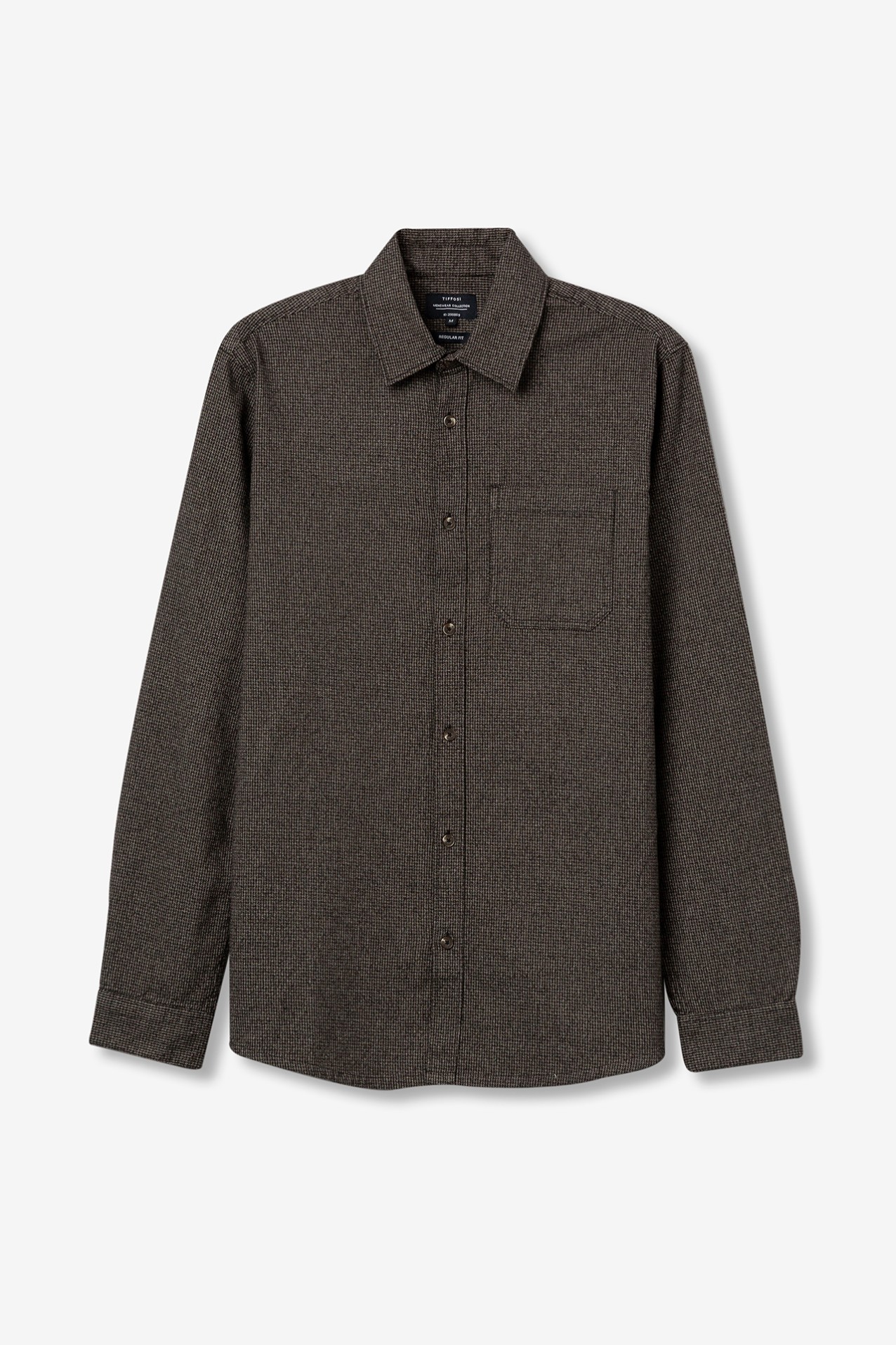 Camisa Regular Fit de Algodn