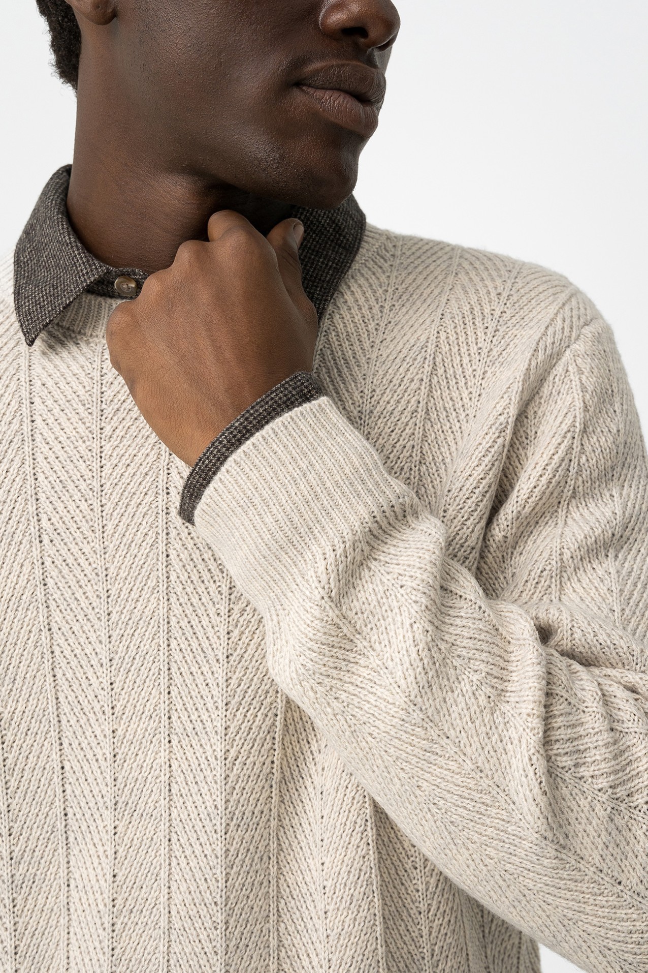 Beige Knit Sweater