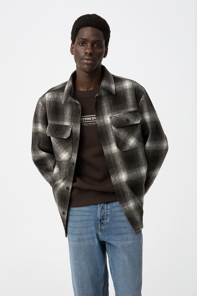 Camisa Oversized Xadrez