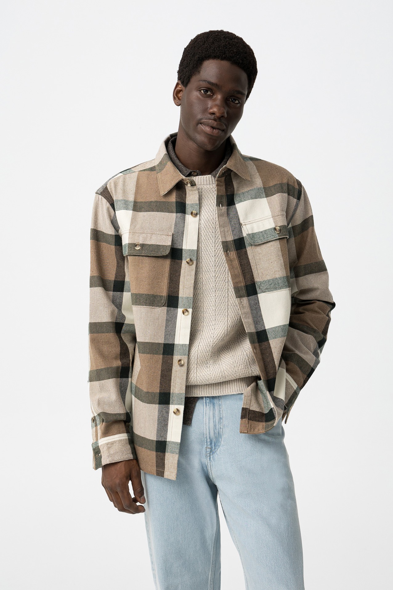 Camisa Xadrez Oversize