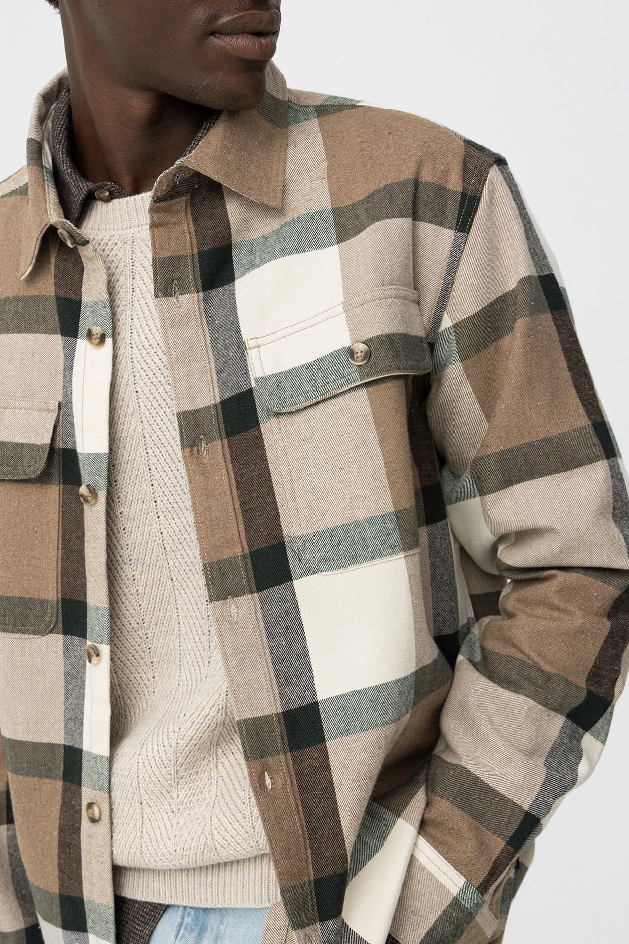 Camisa Xadrez Oversize