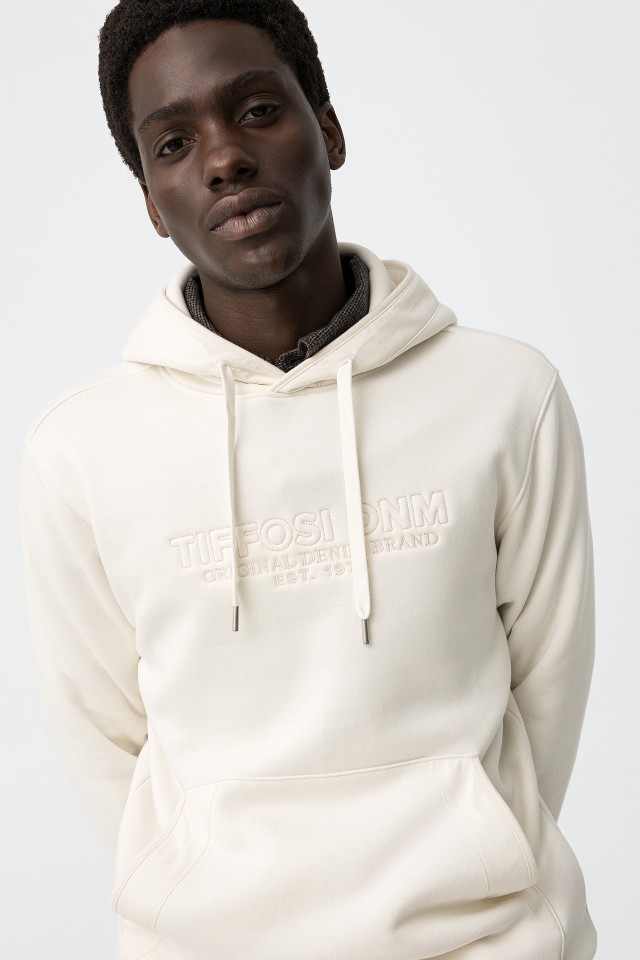 Hoodie com Bordado Frontal