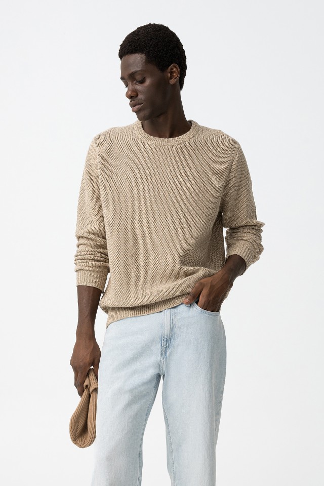 Camisola Tricotada Bege