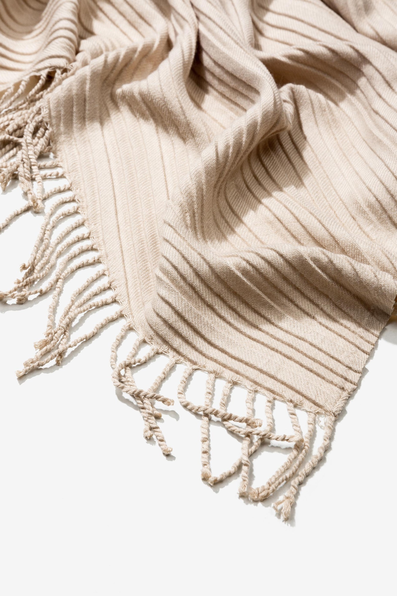 Soft-Touch Pleated Scarf