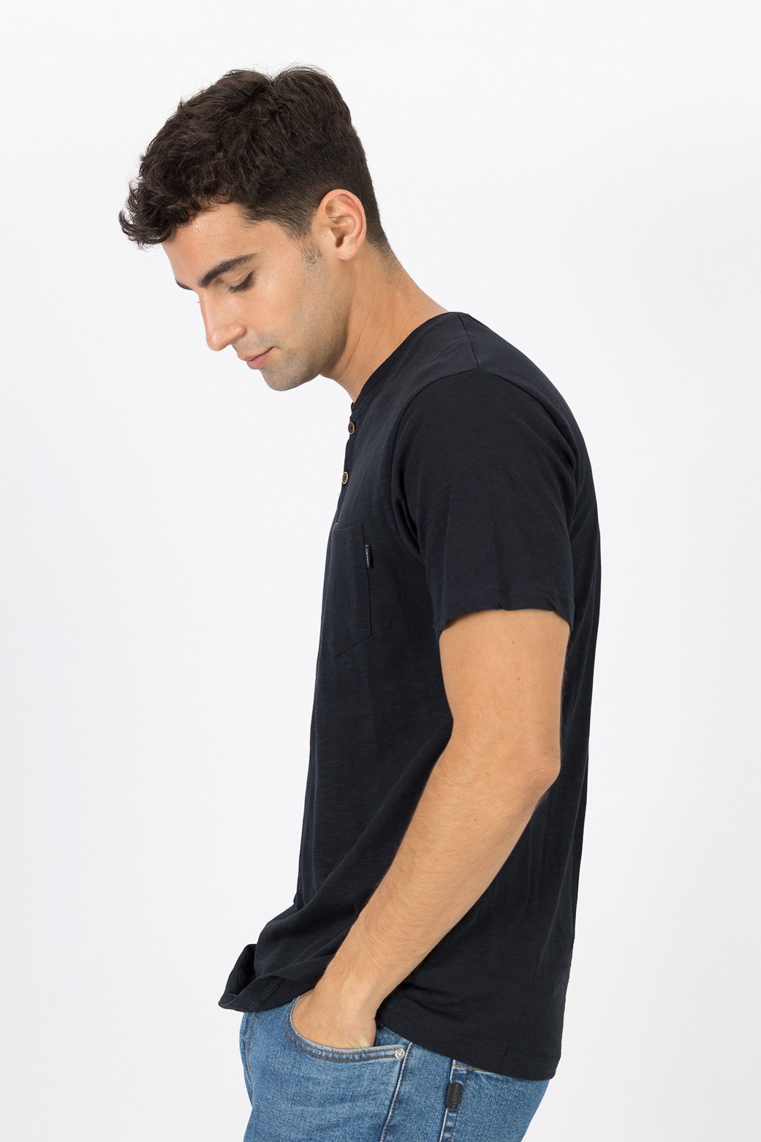 Camiseta Básica Flamé con Bolsillo