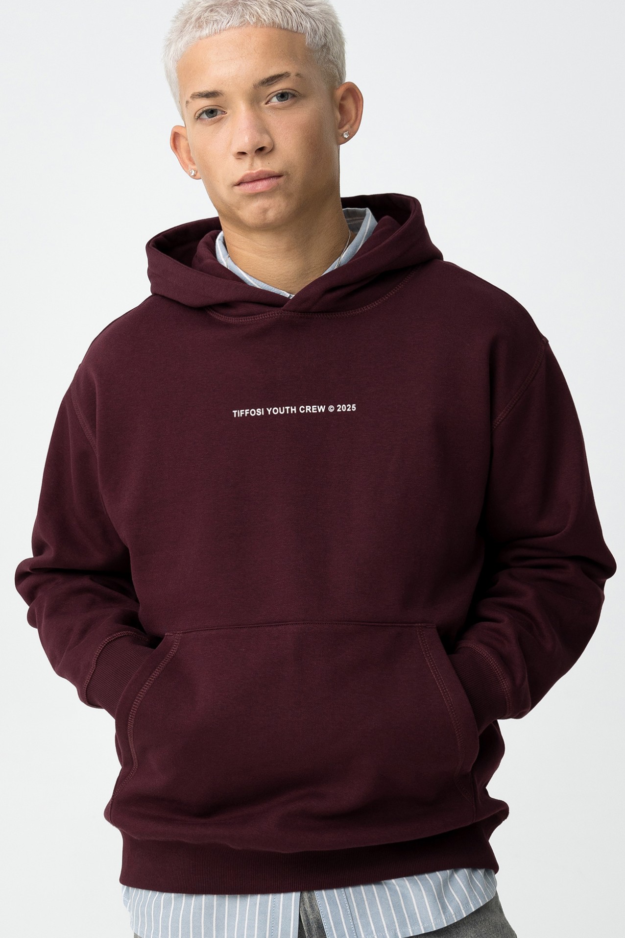 Hoodie Relaxed com Logo Bordado