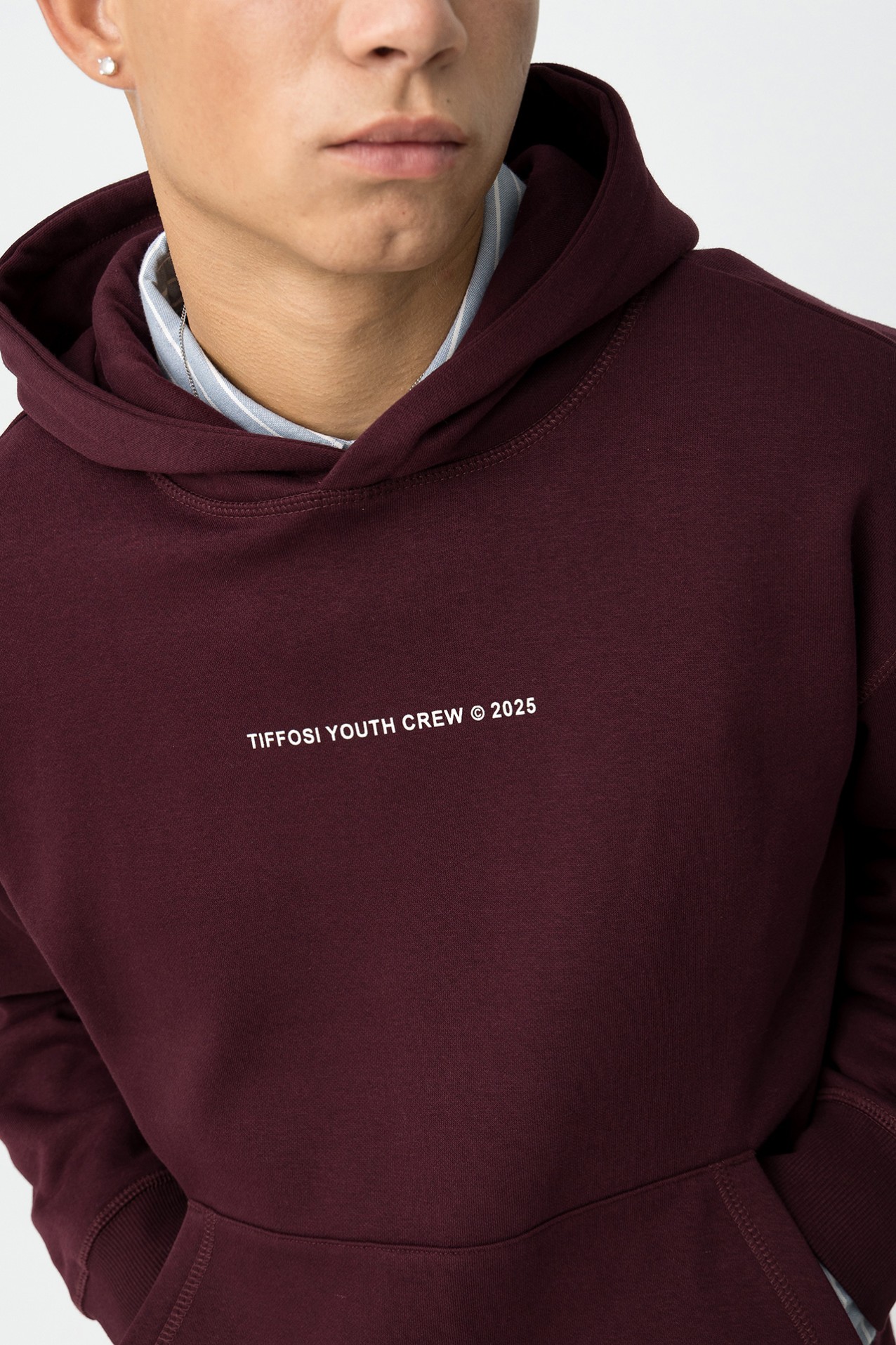 Hoodie Relaxed com Logo Bordado