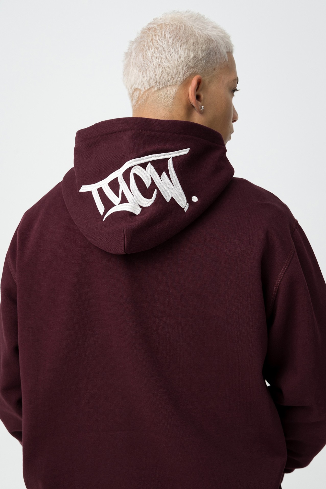 Hoodie Relaxed com Logo Bordado