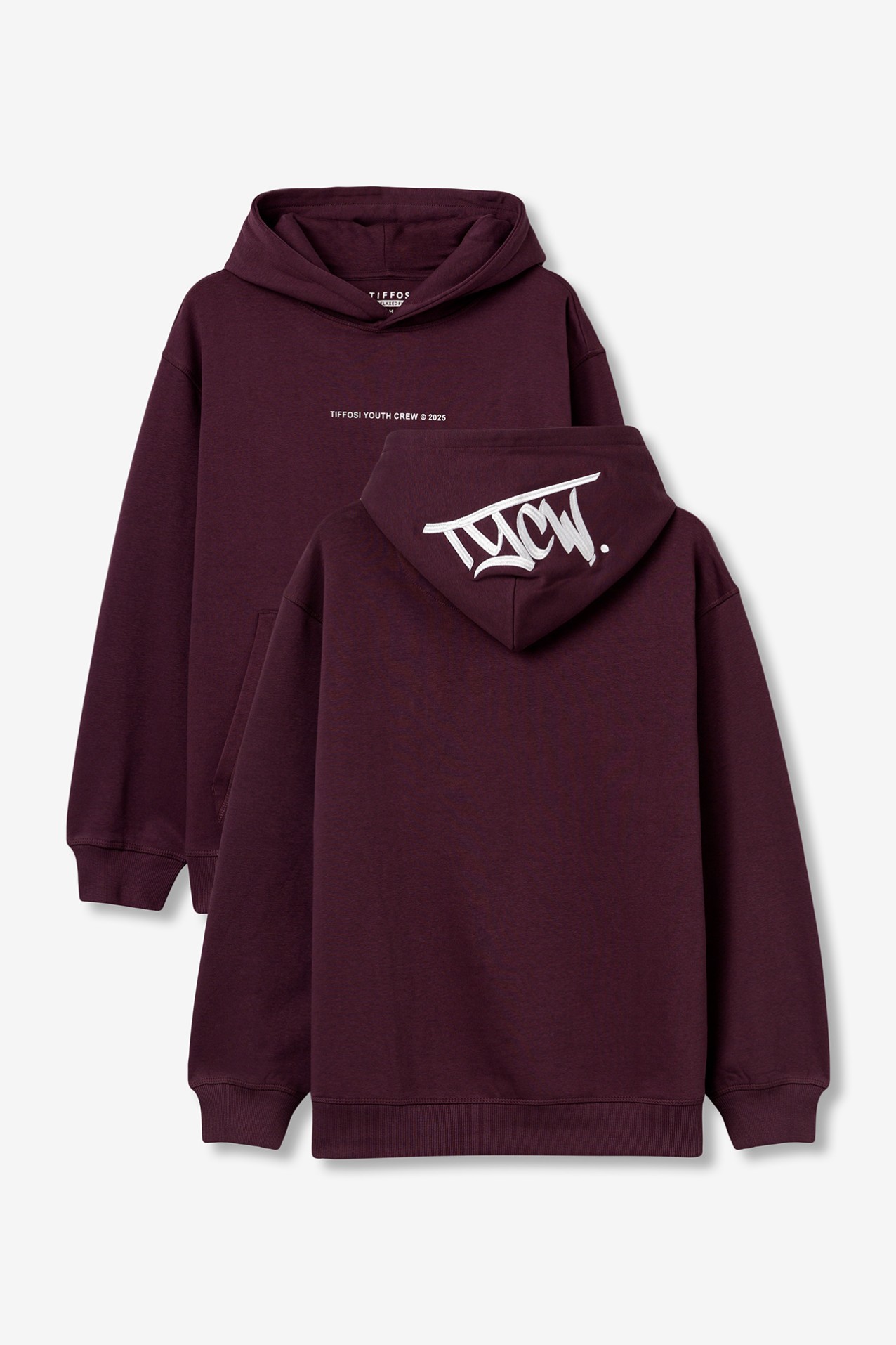 Hoodie Relaxed com Logo Bordado