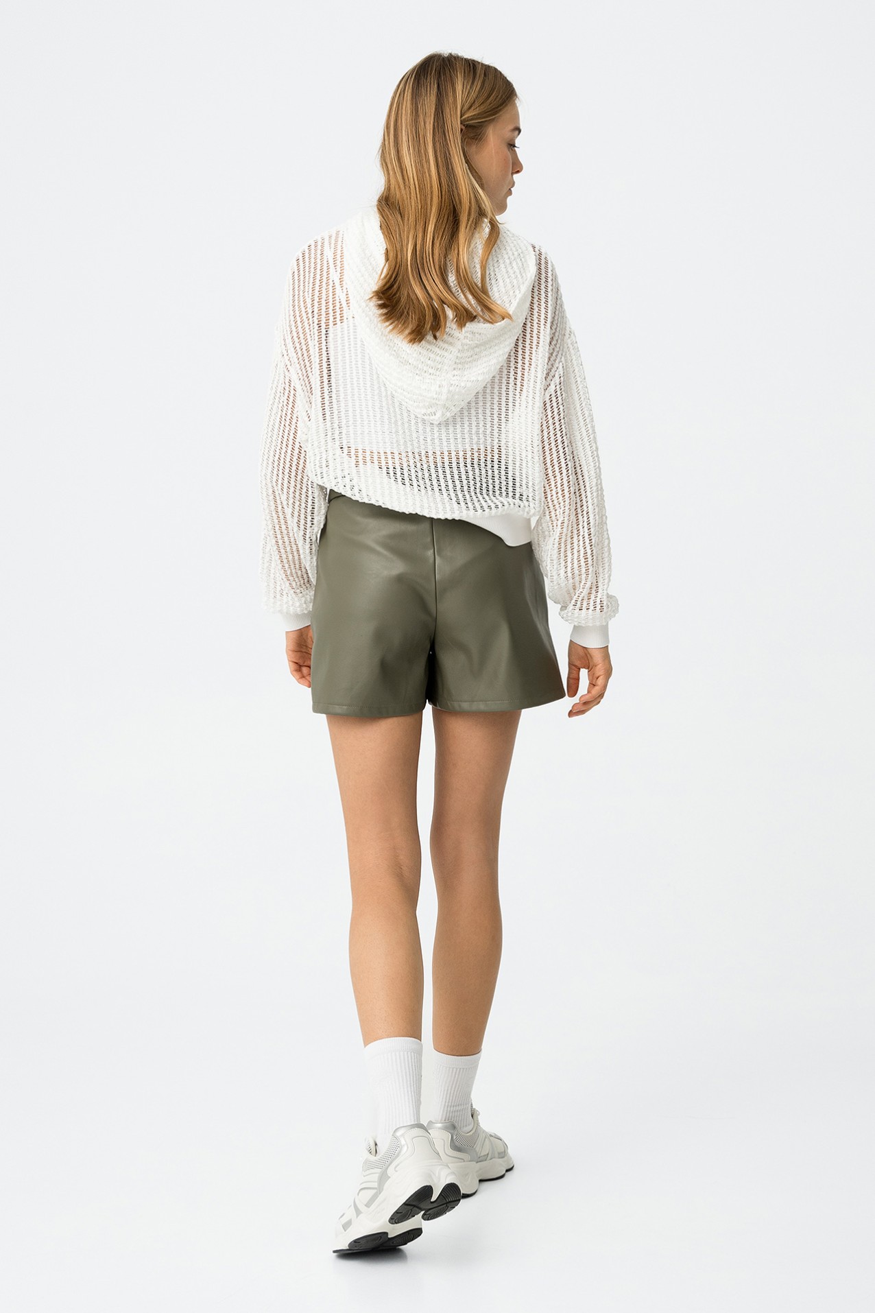 Faux Leather Shorts